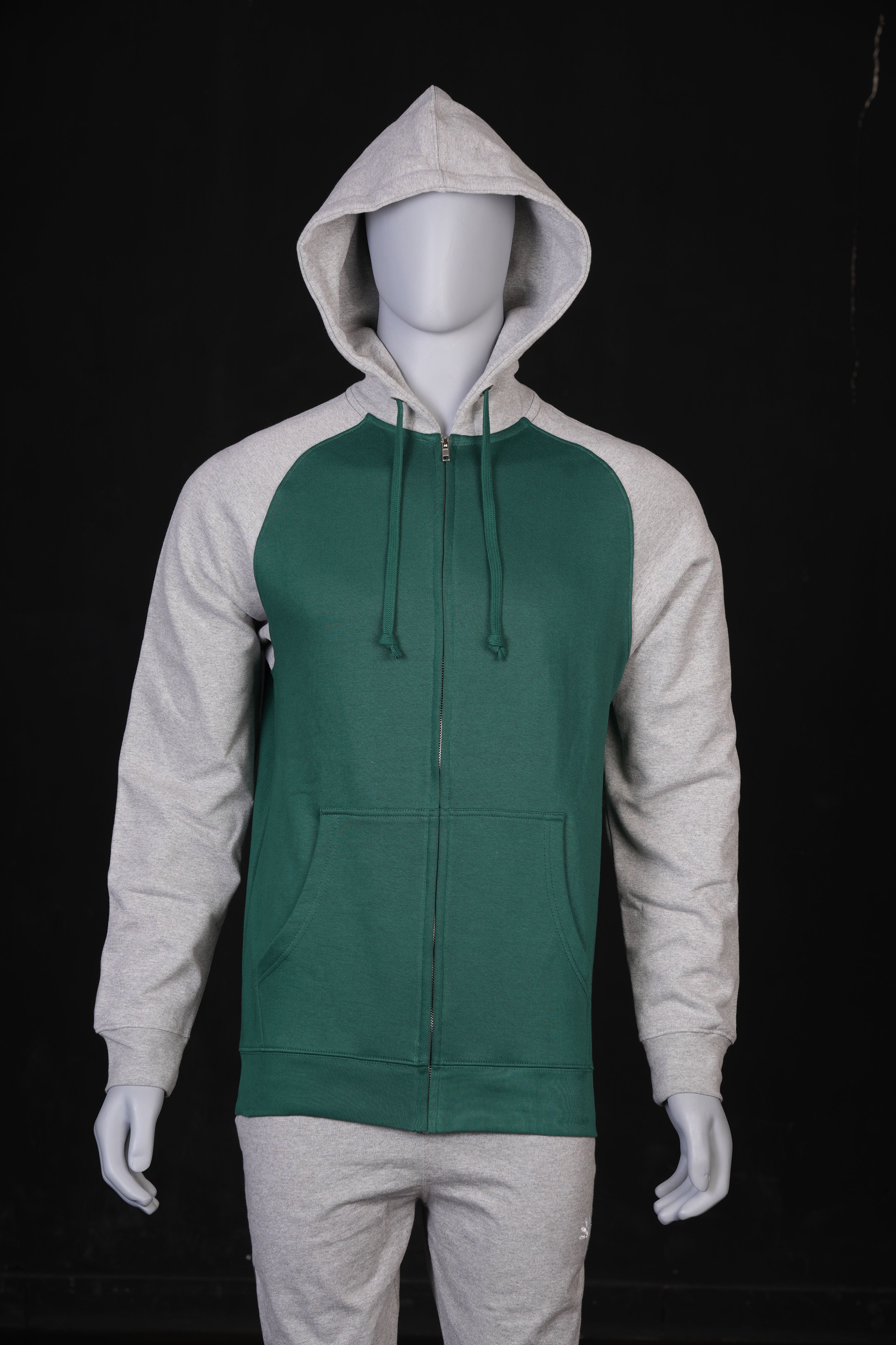 トップス RAGLAN OVERSIZED ZIP-UP SHIRTS RAGLAN FULL ZIP HOODED SWEAT SHIRTS - [280GSM]