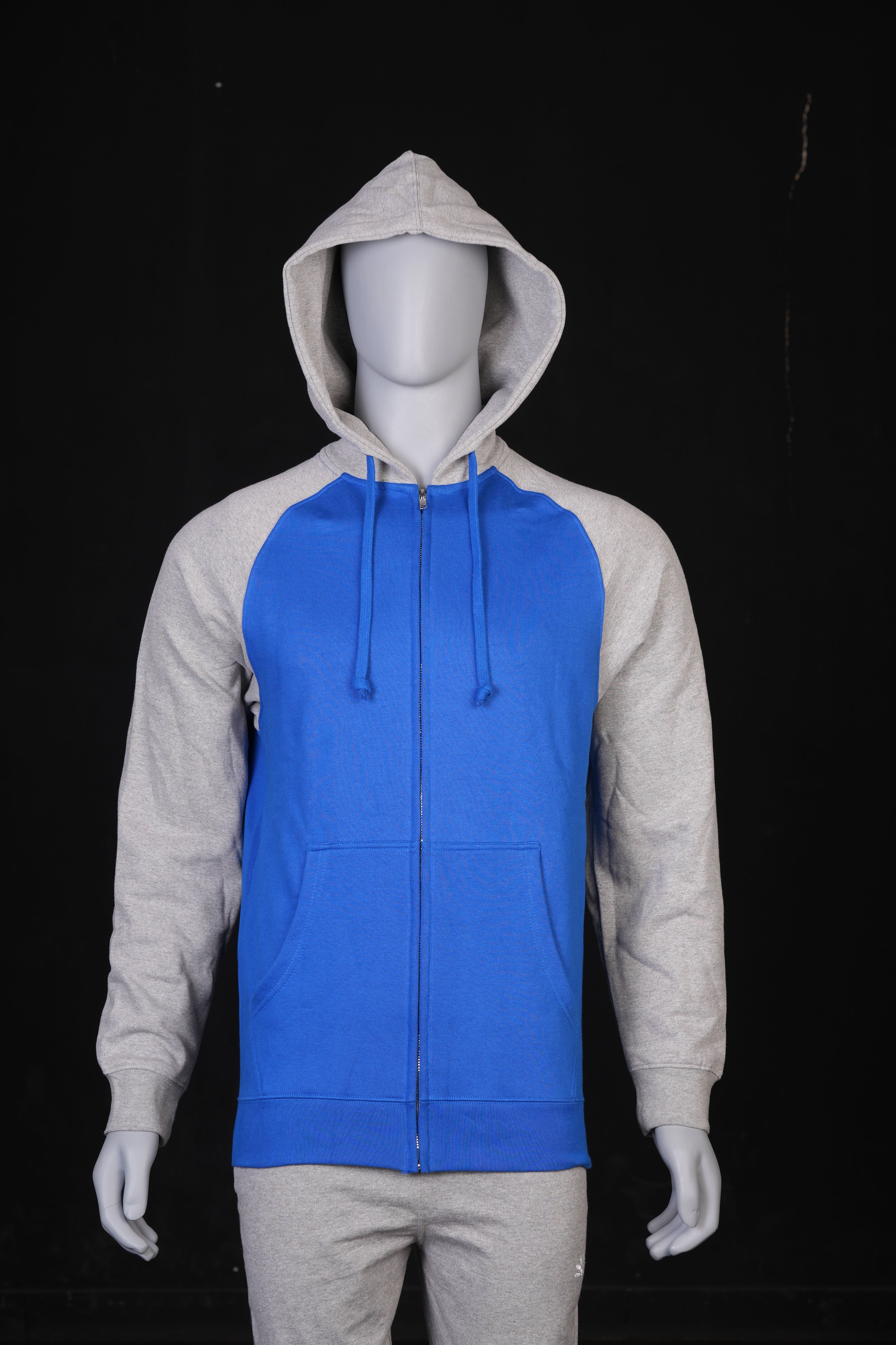 RAGLAN FULL ZIP HOODED SWEAT SHIRTS - [280GSM]